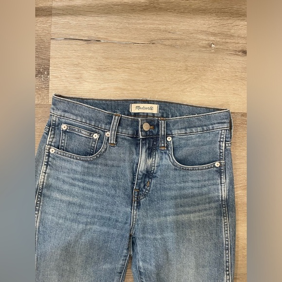 Madewell Women’s Cali Demi-Boot Size 26P Crop Jeans Flare Cut - Picture 2 of 5